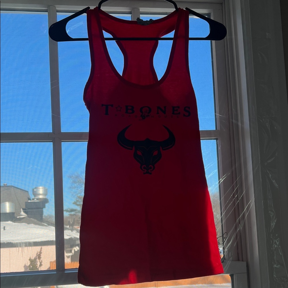 Red T-Bones Tank Top